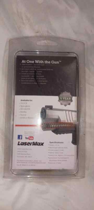 Lasermax Red Guide Rod Laser, Glock Gen 1-3, 19/32