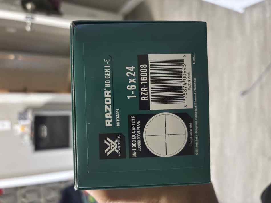  Vortex razor   HD GEN II-E 1-6x24 