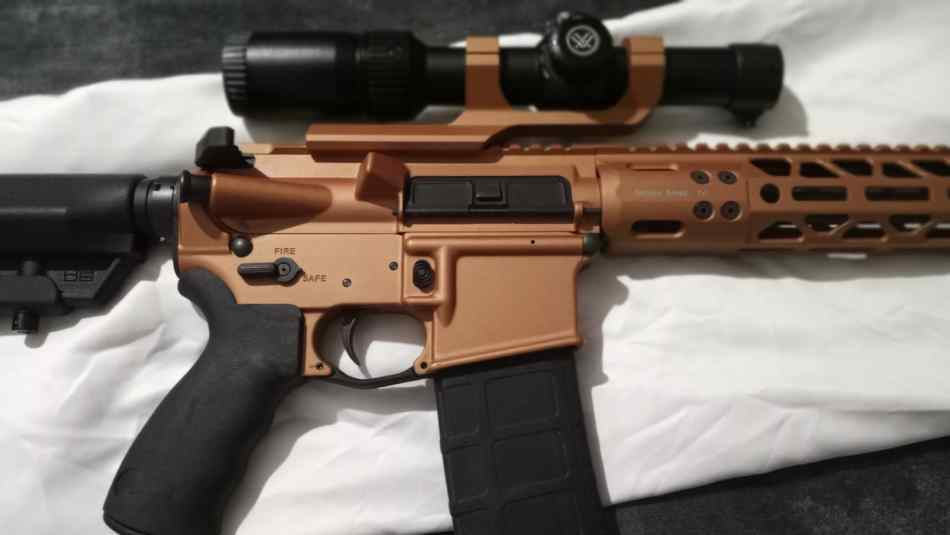 Adam Arms Copper Custom AR-15 5.56 with optic